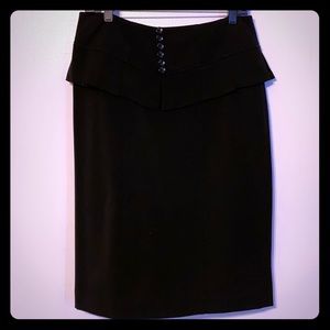 ✨🖤✨Black Peplum Pencil Skirt✨🖤✨